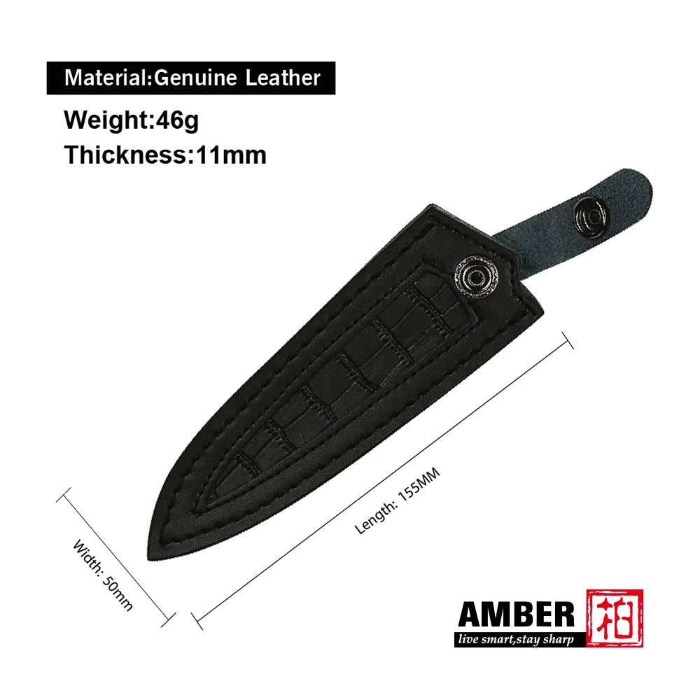 Amber 8 Inch Kitchen Knife 37 Layers AUS10V Japanese Chef Kiritsuke Utility Boning Knives Handmade Cooking Tools Olive Wood HD