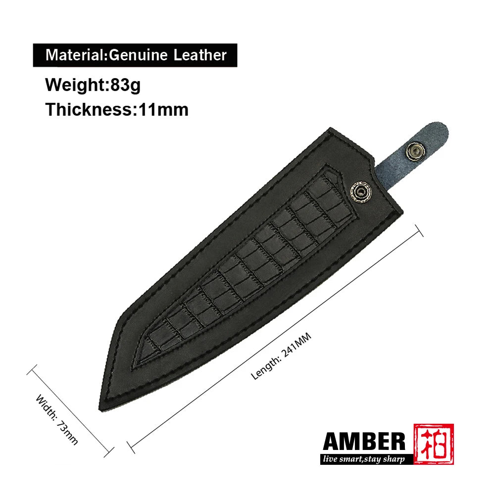 Amber 8 Inch Kitchen Knife 37 Layers AUS10V Japanese Chef Kiritsuke Utility Boning Knives Handmade Cooking Tools Olive Wood HD