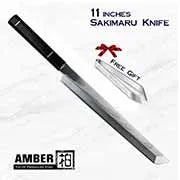 Amber 8 Inch Kitchen Knife 37 Layers AUS10V Japanese Chef Kiritsuke Utility Boning Knives Handmade Cooking Tools Olive Wood HD