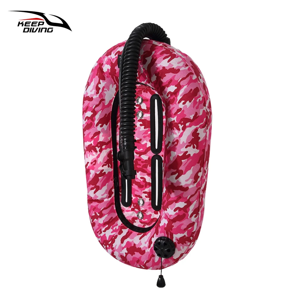 1Pcs 30LBS Scuba Diving BCD Donut Wing Single Tank Tech Dive Cylinder Buoyancy Compensator Safety Equipment
