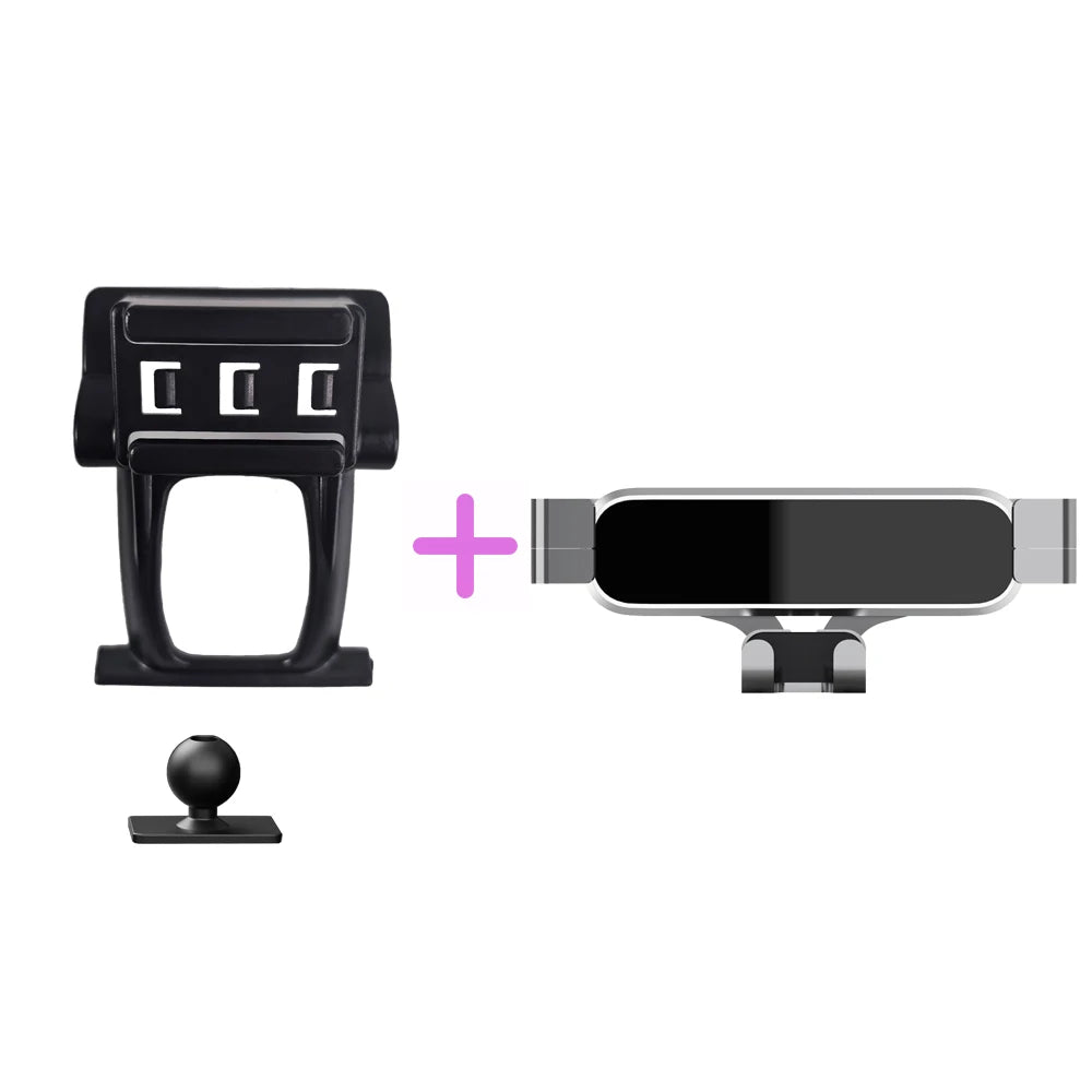 For Leapmotor T03 2020 2021 2022 2023 2024 Car Phone Holder Wireless Charging Bracket Base Gravity Stand Phone Mount Accessories