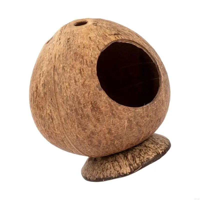 Coconuts Materials Hamster Nest Entrance Hole Secure Resting Cave For Small Pet Animal Comfortable