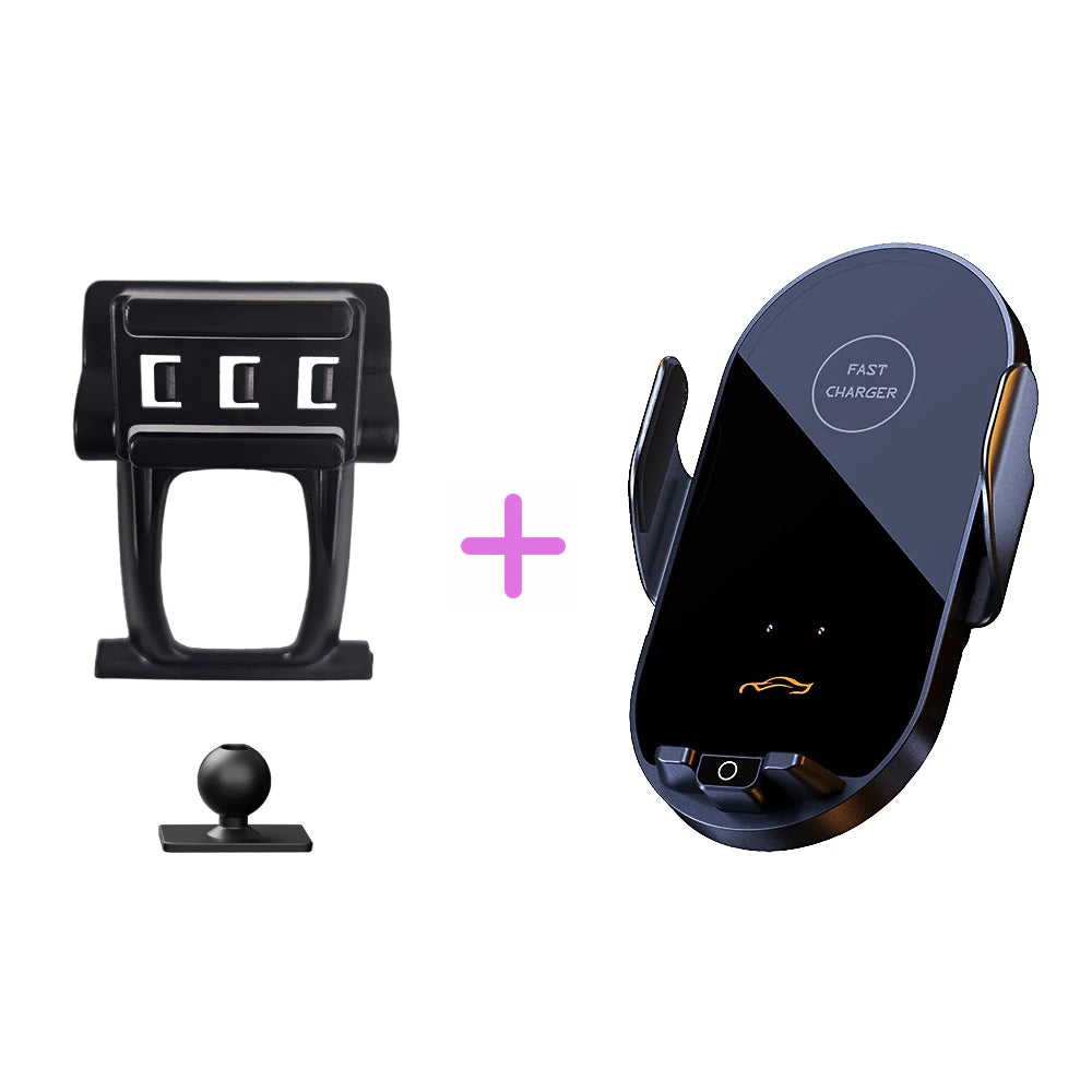 For Leapmotor T03 2020 2021 2022 2023 2024 Car Phone Holder Wireless Charging Bracket Base Gravity Stand Phone Mount Accessories