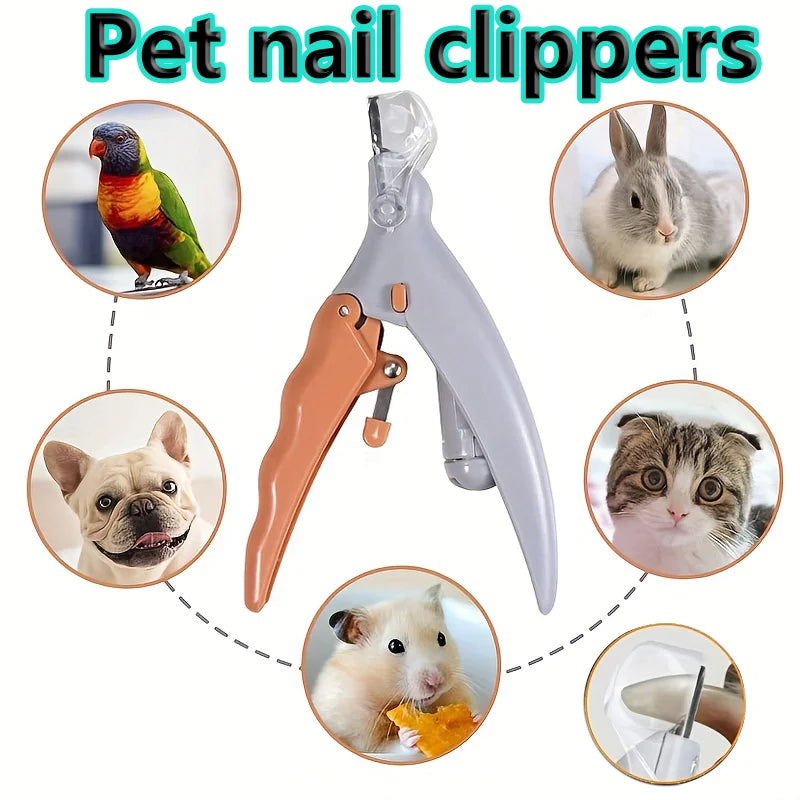 LED Light Pet Nail Clipper With Amplification Function Dog Cat Special Nail Trimmer Tool PetGrooming Cleaning Supplies