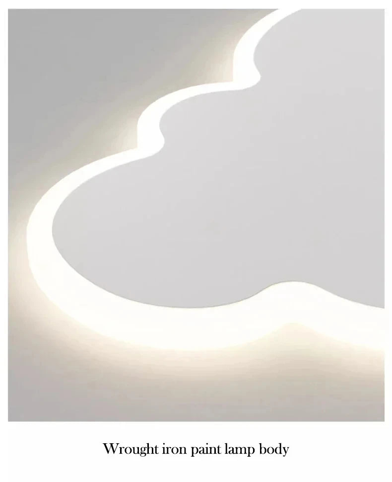 Cloud Shaped Children's Room Bedroom LED Ceiling Lamp Nordic Modern Living Room Decoration Home Dining Room Kitchen Chandelier