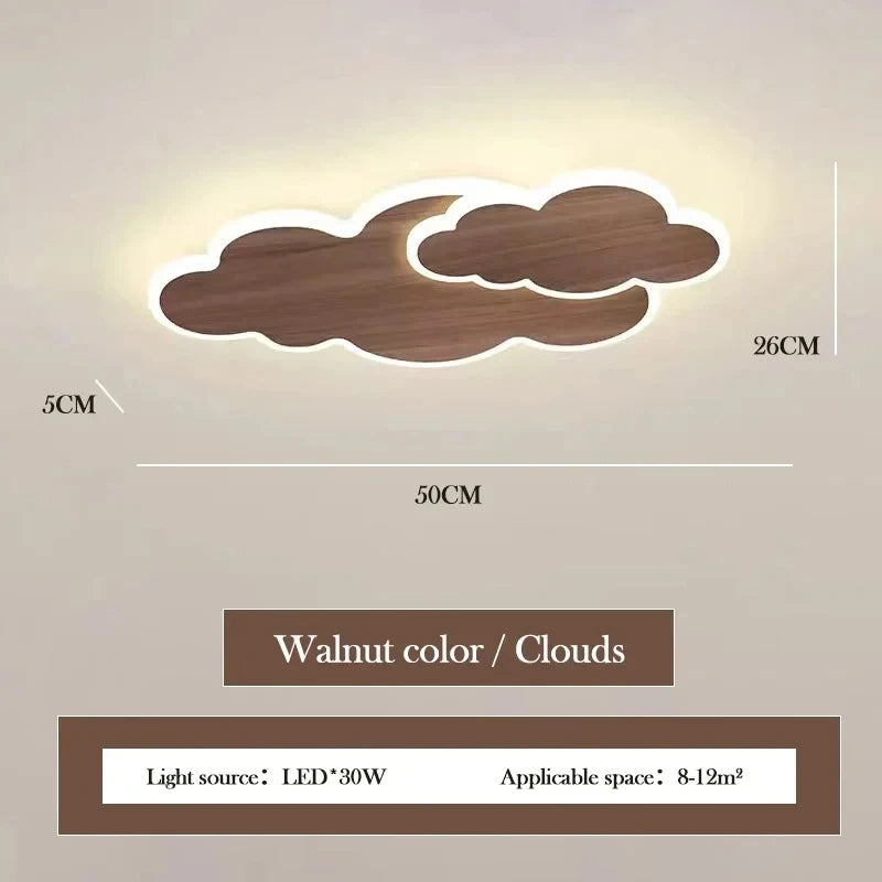 Cloud Shaped Children's Room Bedroom LED Ceiling Lamp Nordic Modern Living Room Decoration Home Dining Room Kitchen Chandelier