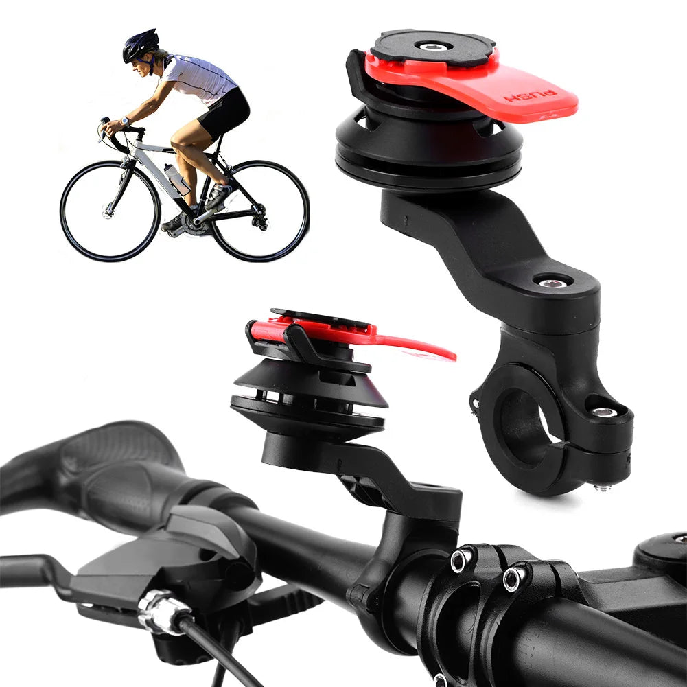 Motorcycle Phone Holder 360° Rotatable Bike Phone Support Anti-Shock Outdoor Riding Navigation Phone Bracket Cycling Accessories