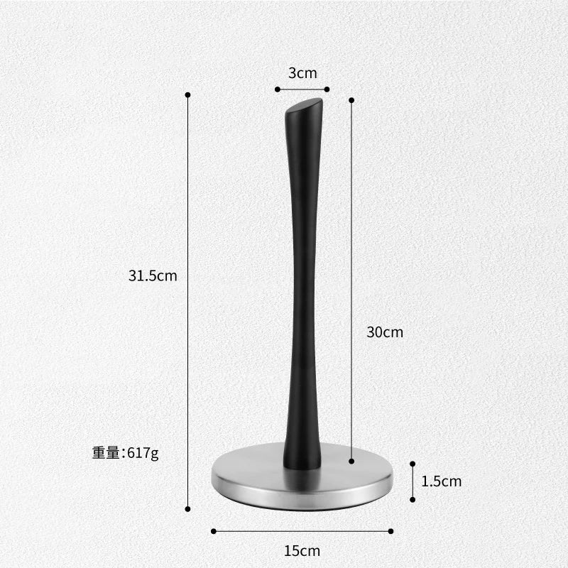 The Kitchen Vertical Tissue Holder Tissue Holder Restaurant Roll Paper Rack Stainless Steel Table Towel Holder Without Punching