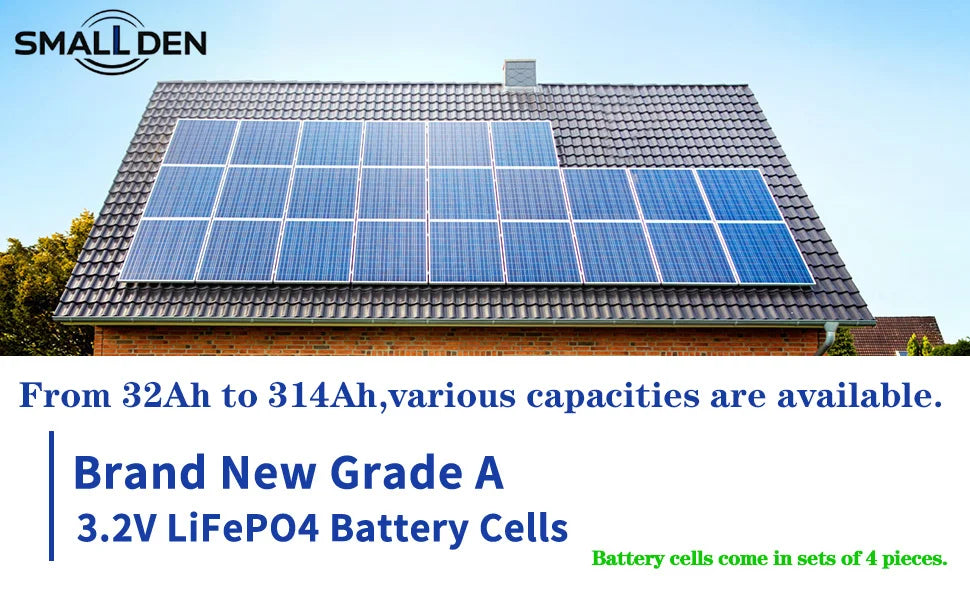 3.2V 105AH 230AH 250AH 280AH 304K 314AH 680AH EVE LifePO4 Battery Grade A Rechargeable DIY 12V 24V 48V for RV EV Home Energy