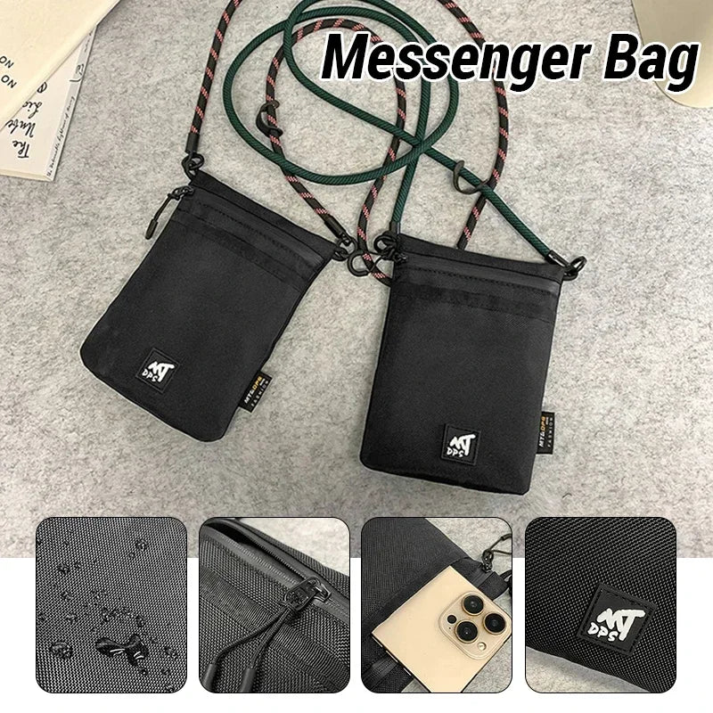 Nylon Lanyard Small Shoulder Bag for Boys Original Niche Commuter Mobile Phone Bag for Girls Crossbody Small Shoulder Bag