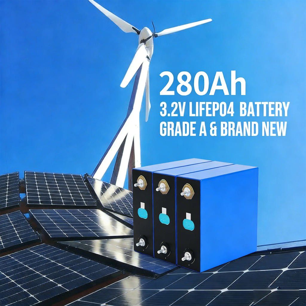3.2V 105AH 230AH 250AH 280AH 304K 314AH 680AH EVE LifePO4 Battery Grade A Rechargeable DIY 12V 24V 48V for RV EV Home Energy