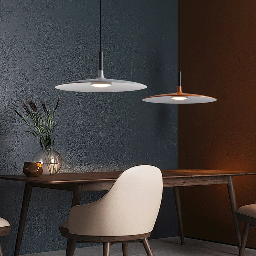 Modern Nordic Pendant Lights Minimalist Hanging Lamps Art Designer Metal LED Chandelier for Kitchen Living Bedroom Bar Decro