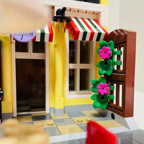 2026 NEW 2899pcs Home Decoration Club Compatible 0312 Birthday Christmas Gift City Street View DIY Model