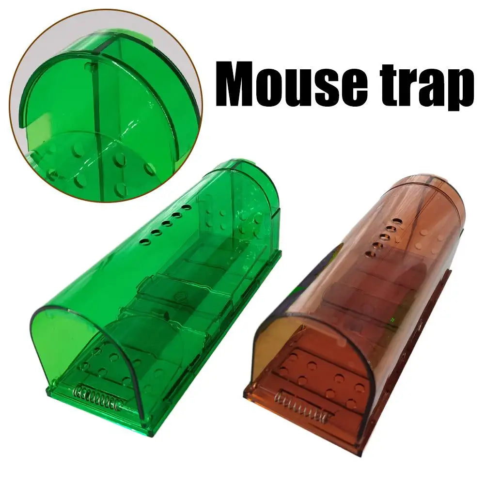 Reusable Mouse Trap Cage - Humane No Kill Rodent Catcher for Pet Control 1Pc Mouse Trap Cage Strong Mousetrap K6K9