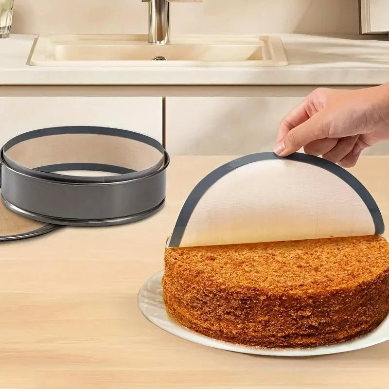 Detachable Baking Mat - Non-stick High-Temp Fiberglass Silicone, Cake Bread Liner Reusable Baking Pan Mat Kitchen Accessories