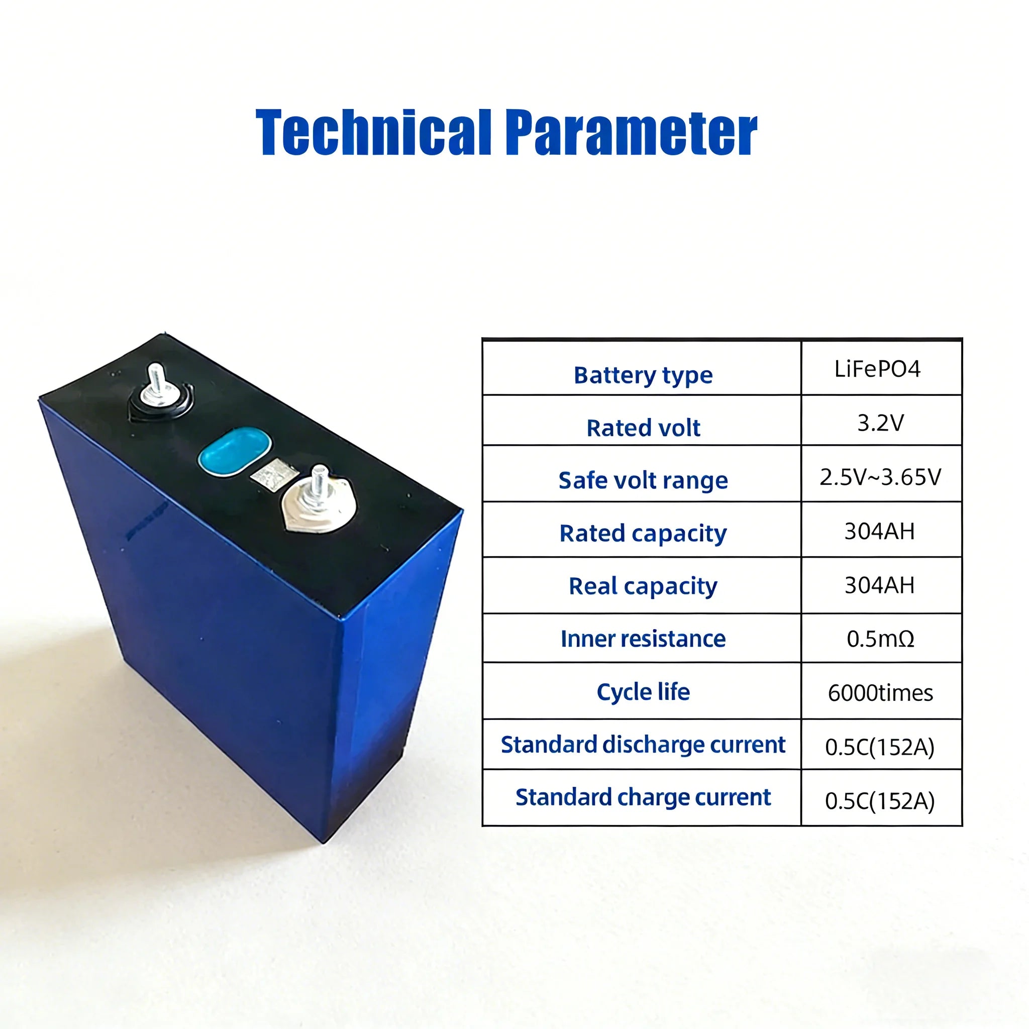 3.2V 105AH 230AH 250AH 280AH 304K 314AH 680AH EVE LifePO4 Battery Grade A Rechargeable DIY 12V 24V 48V for RV EV Home Energy