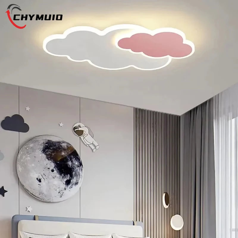 Cloud Shaped Children's Room Bedroom LED Ceiling Lamp Nordic Modern Living Room Decoration Home Dining Room Kitchen Chandelier