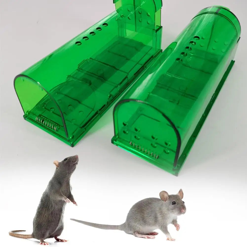 Reusable Mouse Trap Cage - Humane No Kill Rodent Catcher for Pet Control 1Pc Mouse Trap Cage Strong Mousetrap K6K9