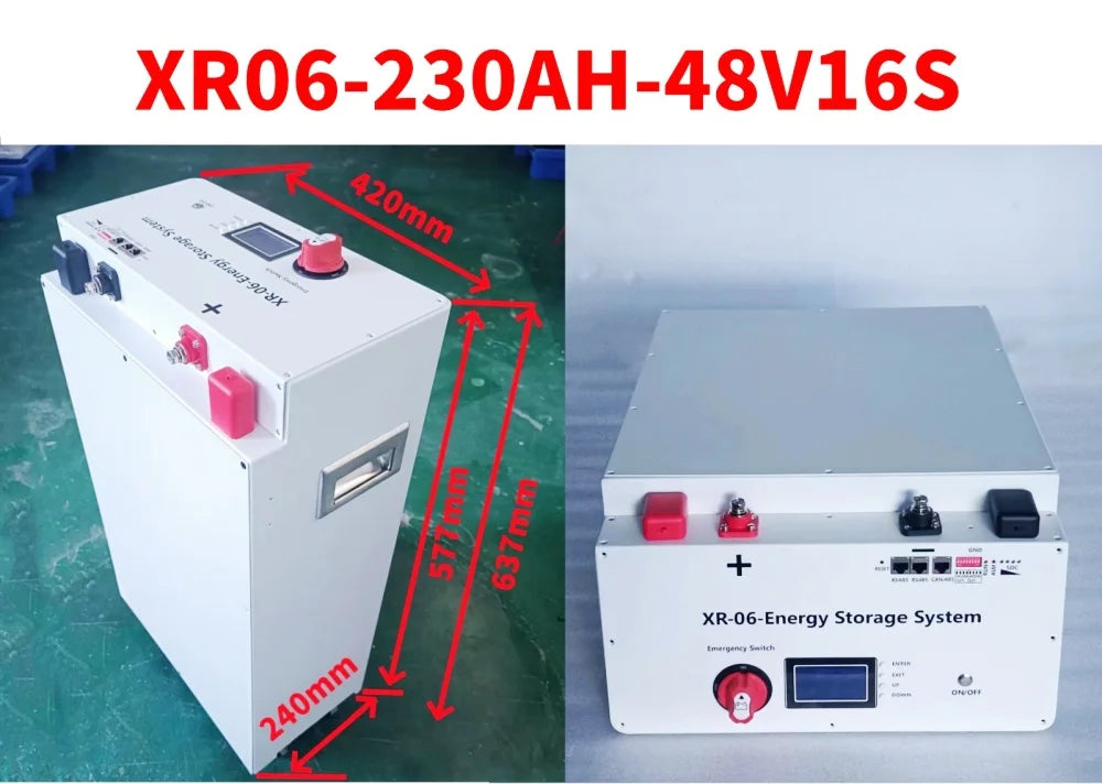 XR08-48V280AH 16S48V Solar Home Energy Storage LiFePO4 Battery bank/Case/Box DIY Kit for JK-BMS-3.2LCD EVE CATL 280AH 302AH
