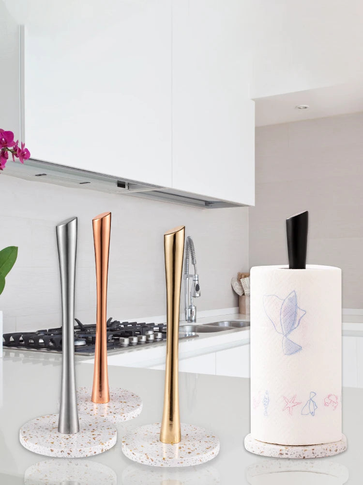 The Kitchen Vertical Tissue Holder Tissue Holder Restaurant Roll Paper Rack Stainless Steel Table Towel Holder Without Punching