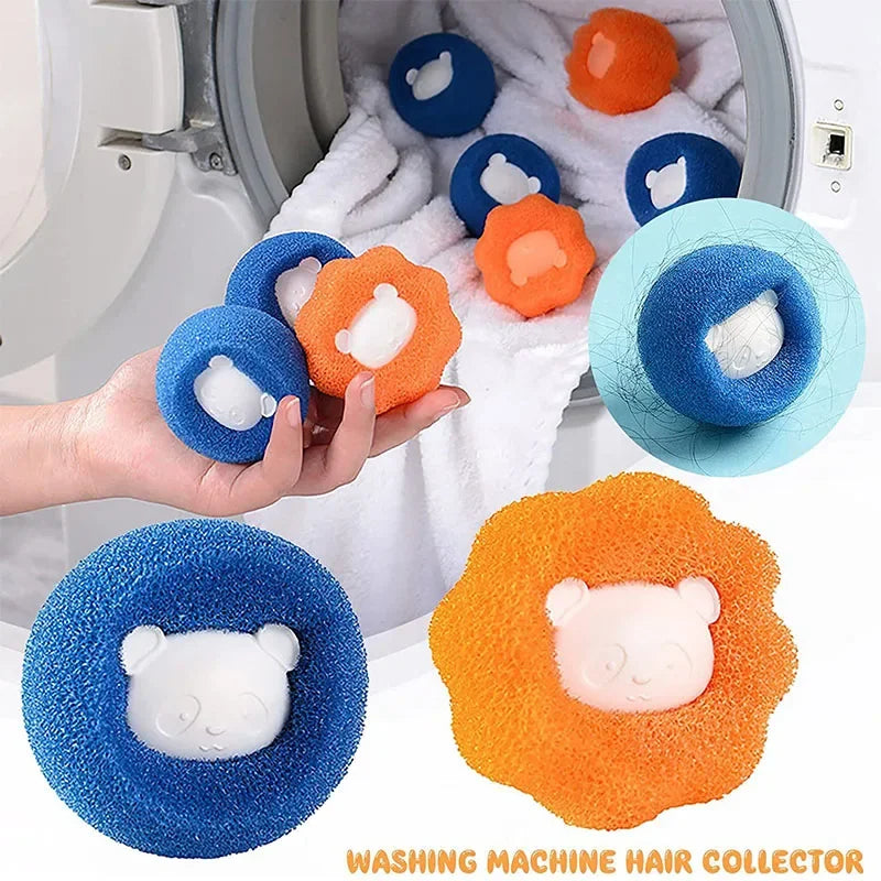 3-10 Pcs Reusable Laundry Balls Pet Hair Remover Washing Machine Lint Catcher Filter Balls Lint & Fur Remover for Clothes Home