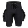 Neoprene Tech Shorts 3mm & Pocket Scuba Diving Tech Pants Wetsuit Shorts Pants for Swimming Surfing Snorkeling Diving Keep Warm