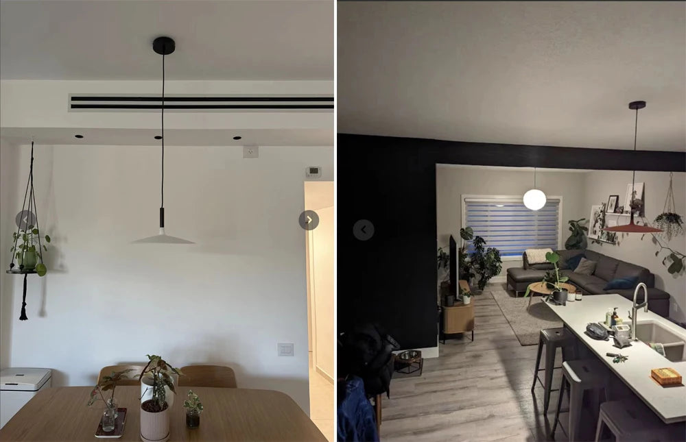 Modern Nordic Pendant Lights Minimalist Hanging Lamps Art Designer Metal LED Chandelier for Kitchen Living Bedroom Bar Decro