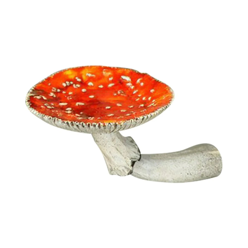 7/10/13cm Resin Amanita Shaped Floating Shelf Wall Mounted Mushroom Hanging Shelf Halloween Decor Keys Holder Home Ornaments