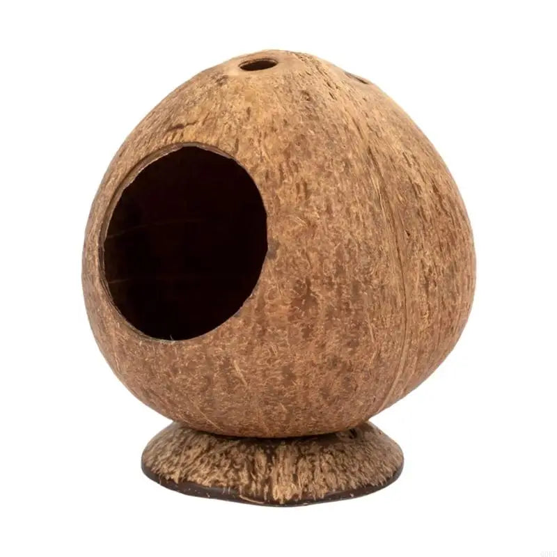 Coconuts Materials Hamster Nest Entrance Hole Secure Resting Cave For Small Pet Animal Comfortable