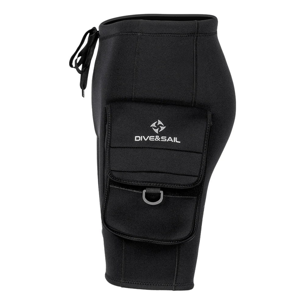 Neoprene Tech Shorts 3mm & Pocket Scuba Diving Tech Pants Wetsuit Shorts Pants for Swimming Surfing Snorkeling Diving Keep Warm