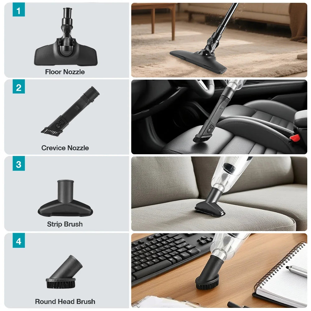 10000PA Electric Vacuum Cleaner Cordless Handheld Home Car Dual Use for Home Pet Hair Cleaning Power Tool For Makita 18V Battery