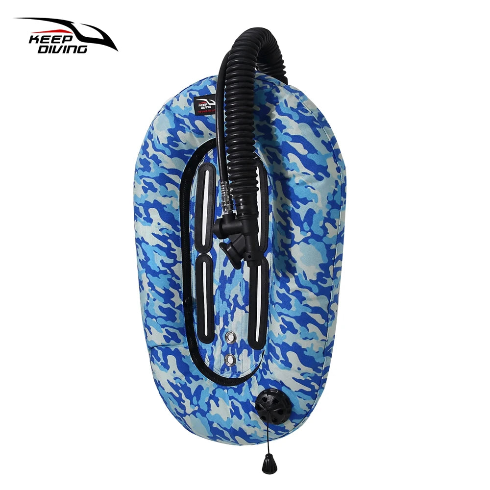 1Pcs 30LBS Scuba Diving BCD Donut Wing Single Tank Tech Dive Cylinder Buoyancy Compensator Safety Equipment