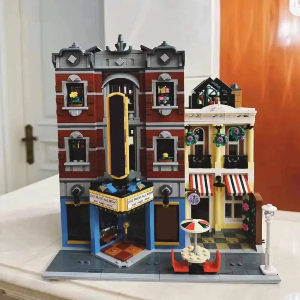 2026 NEW 2899pcs Home Decoration Club Compatible 0312 Birthday Christmas Gift City Street View DIY Model