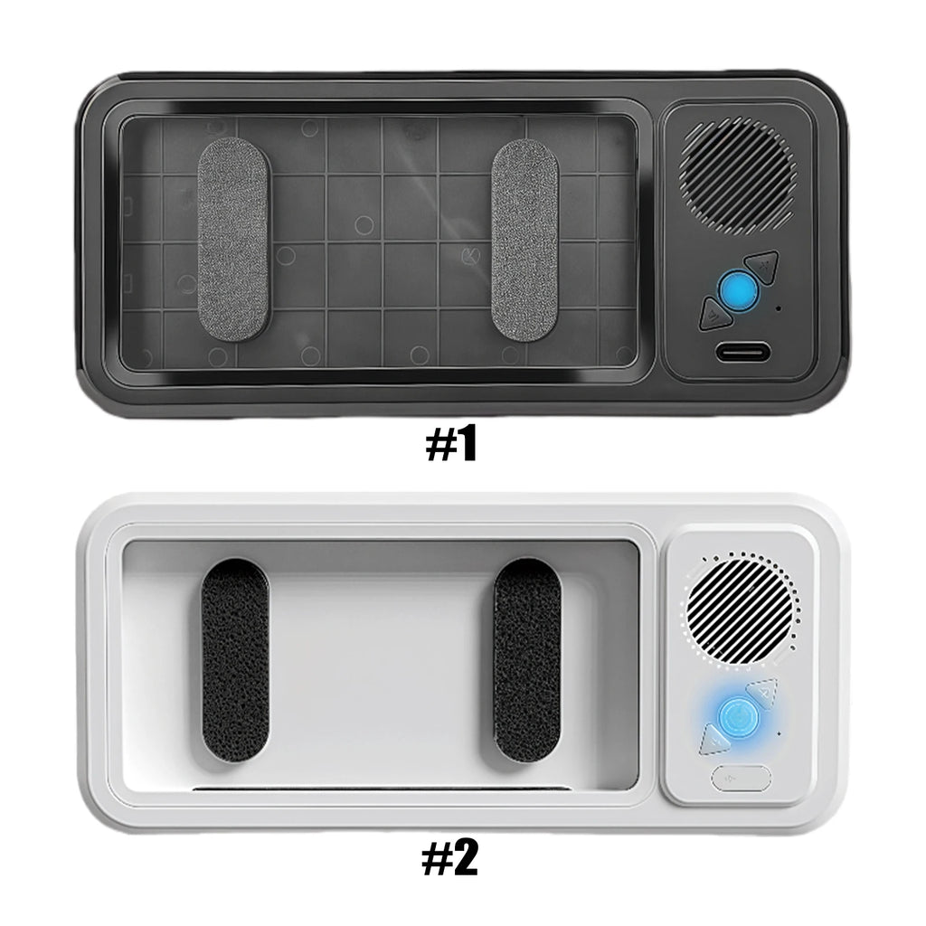 Wall Mounted Phone Holder 480° Rotation Touch Screen IPX5 Waterproof Bluetooth Speaker Shower Storage Case Mobile Phone Stand