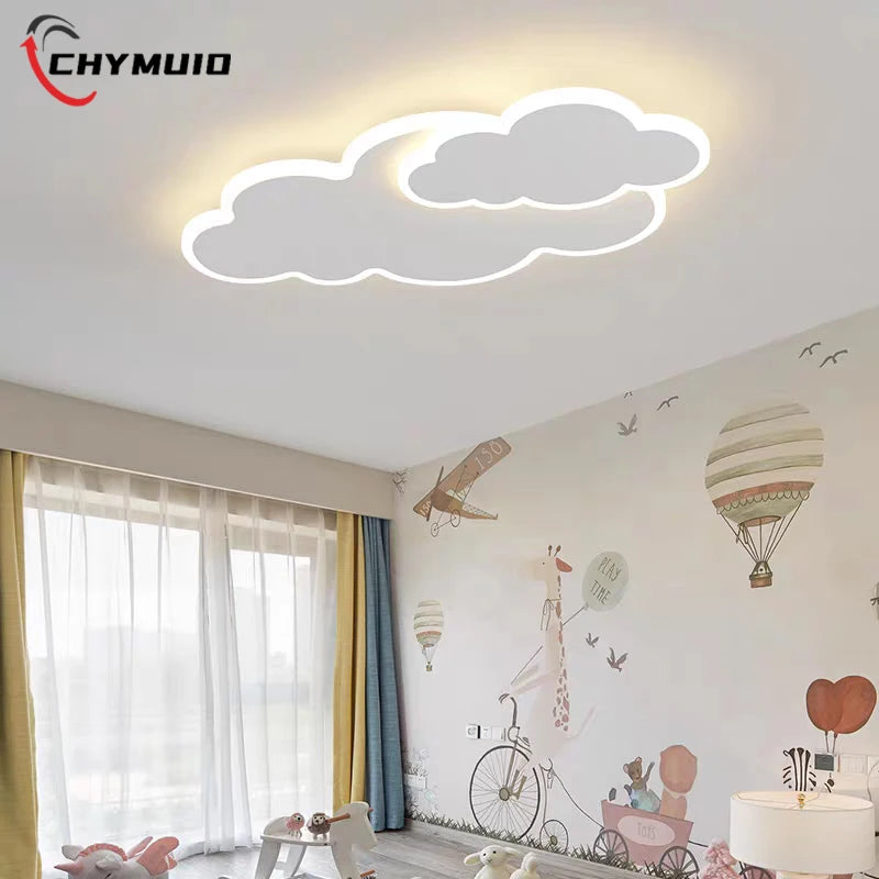 Cloud Shaped Children's Room Bedroom LED Ceiling Lamp Nordic Modern Living Room Decoration Home Dining Room Kitchen Chandelier