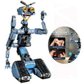 MOC High-Tech Military Mecha With Motor Johnnyed 5 Robot Building Block Set For Shorted-Circuit Toy Brick Children Birthday Gift