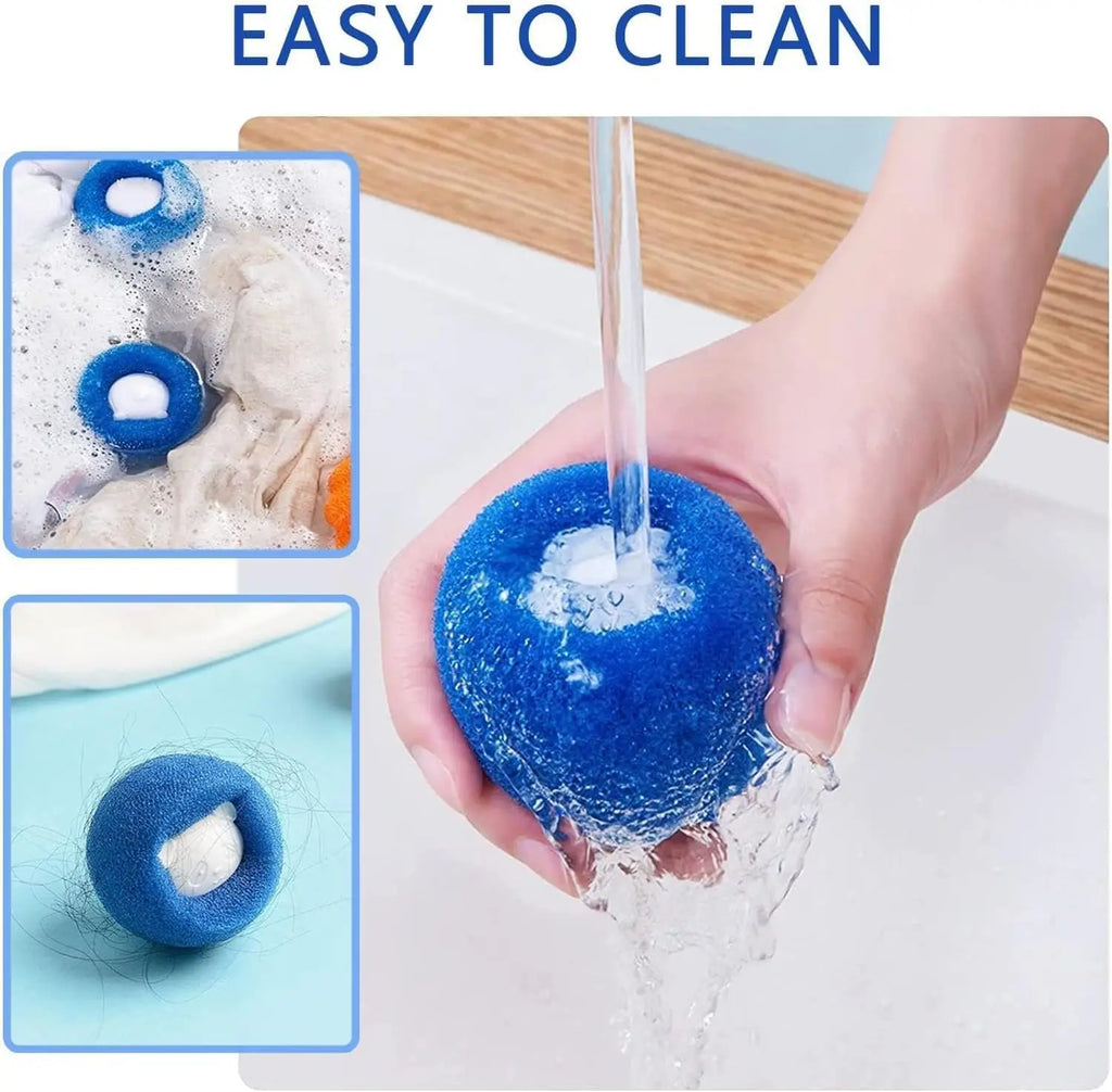 3-10 Pcs Reusable Laundry Balls Pet Hair Remover Washing Machine Lint Catcher Filter Balls Lint & Fur Remover for Clothes Home