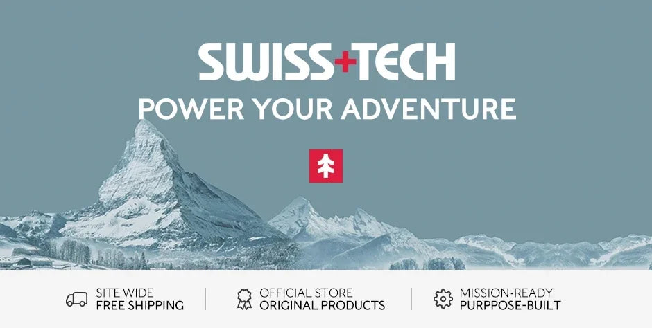 SWISS TECH Outdoor Stainless Steel Mini Folding Pocket Knife Portable Package Opener Unboxing Tool Keychain