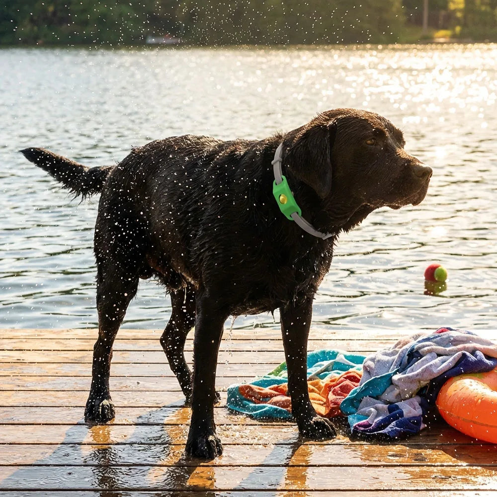 Outdoor-Ready Pet Protection Collar Natural Waterproof Tear-Resistant Design Safety Accessory for Active Dogs and Daily Walks