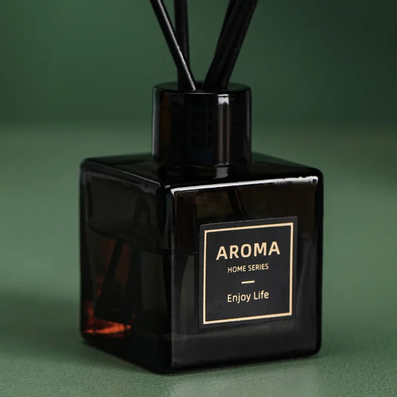 50ml Home Series Aromatherapy Reed Diffuser Oil Long Lasting Indoor Home Perfume Air Freshener Oil Set for Hotel Home Toilet