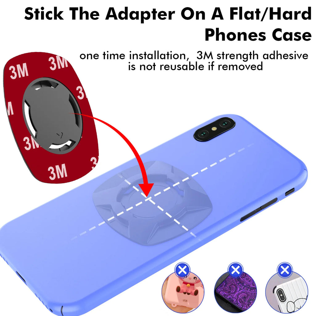 Motorcycle Phone Holder 360° Rotatable Bike Phone Support Anti-Shock Outdoor Riding Navigation Phone Bracket Cycling Accessories
