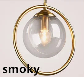 Modern Led Bedside Pendant Light Fixture Nordic Indoor Golden Iron Hanging Lamp Luminaire Kitchen Dining Room Home Decor Lights