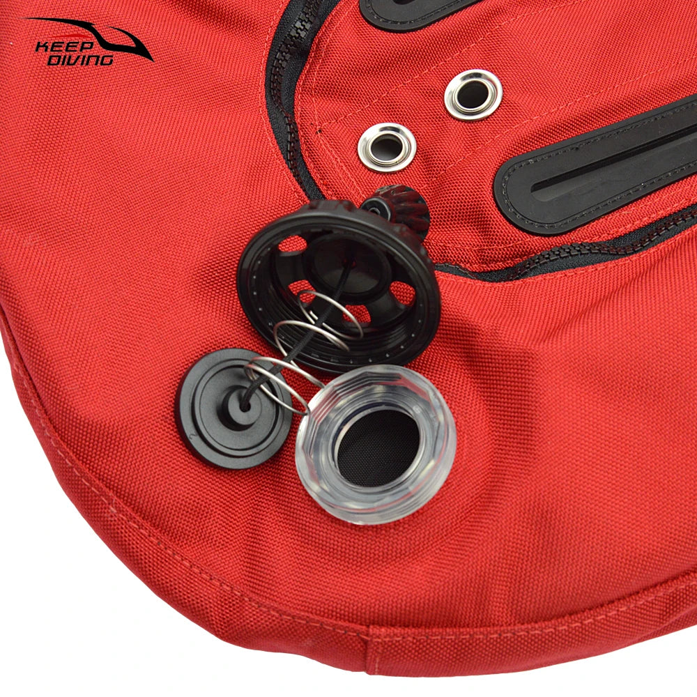 1Pcs 30LBS Scuba Diving BCD Donut Wing Single Tank Tech Dive Cylinder Buoyancy Compensator Safety Equipment