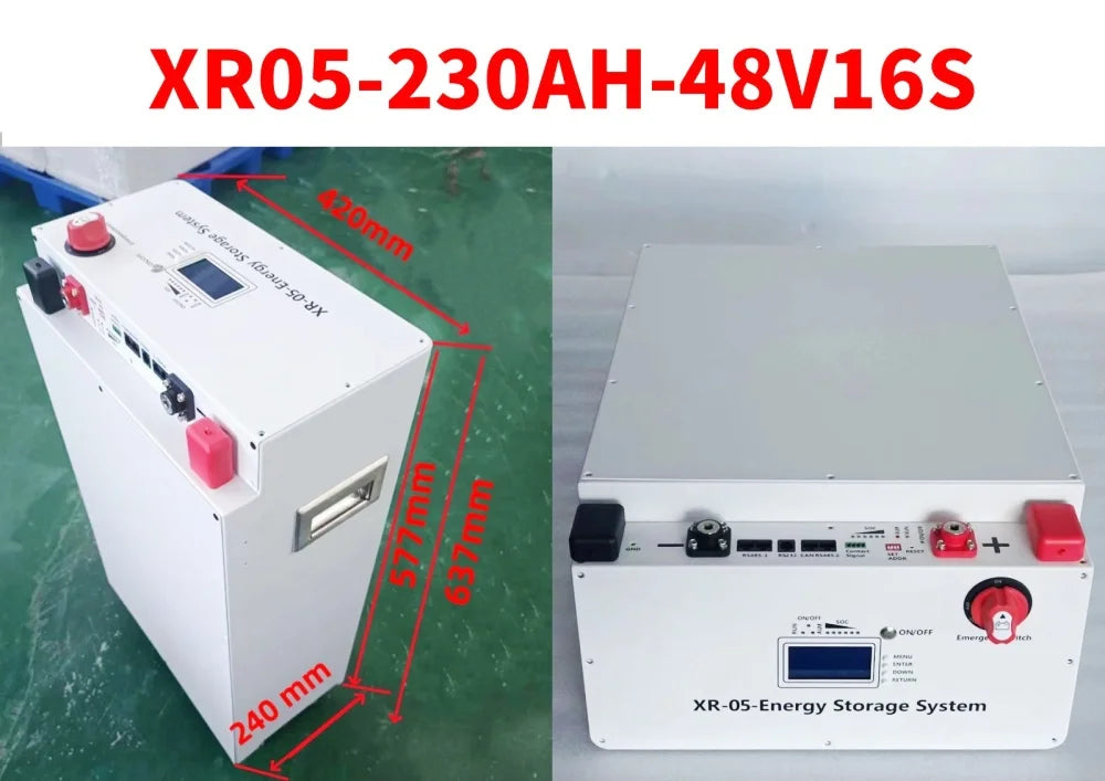 XR08-48V280AH 16S48V Solar Home Energy Storage LiFePO4 Battery bank/Case/Box DIY Kit for JK-BMS-3.2LCD EVE CATL 280AH 302AH