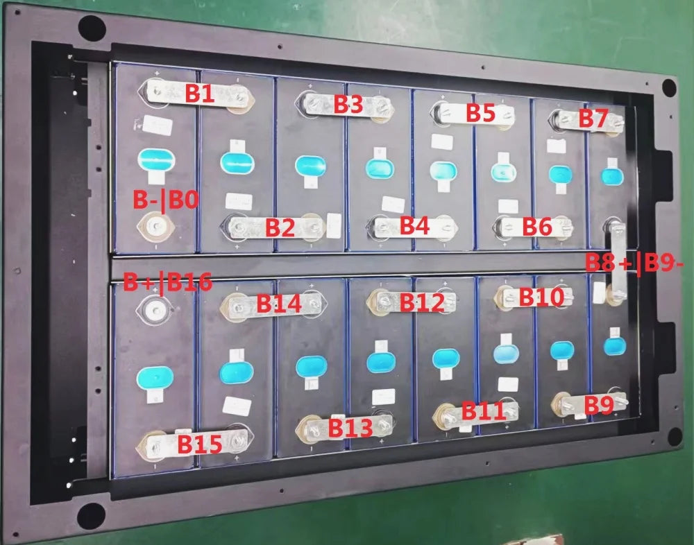 XR08-48V280AH 16S48V Solar Home Energy Storage LiFePO4 Battery bank/Case/Box DIY Kit for JK-BMS-3.2LCD EVE CATL 280AH 302AH