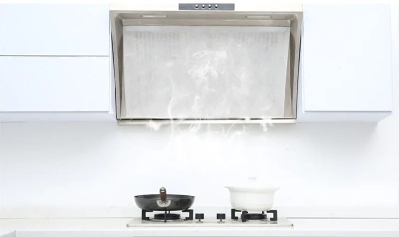5/10M Disposable Hood Oil Filter Paper Non-woven Cooker Hood Extractor Fan Filter Kitchen Hood Grease Anti Oil Cotton