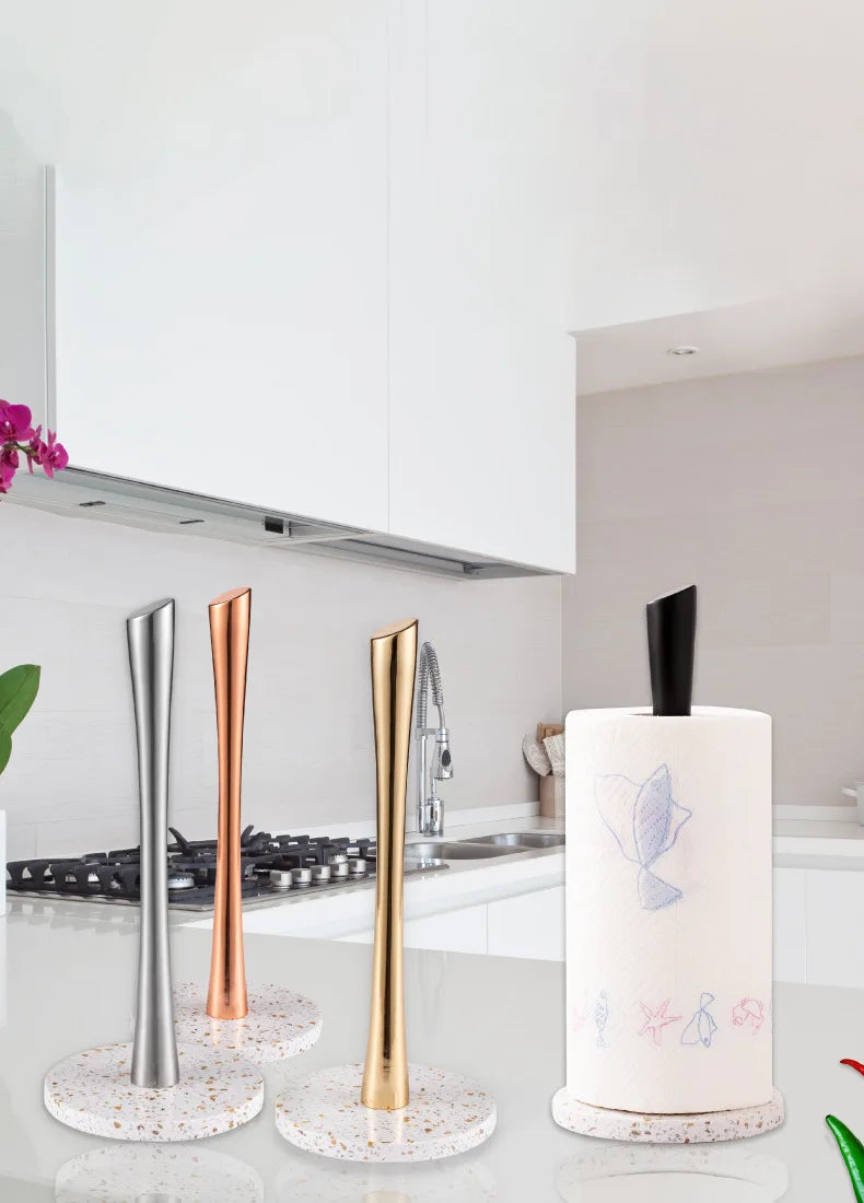 The Kitchen Vertical Tissue Holder Tissue Holder Restaurant Roll Paper Rack Stainless Steel Table Towel Holder Without Punching