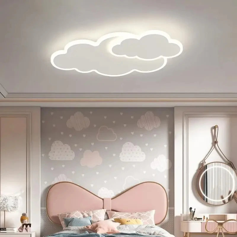 Cloud Shaped Children's Room Bedroom LED Ceiling Lamp Nordic Modern Living Room Decoration Home Dining Room Kitchen Chandelier