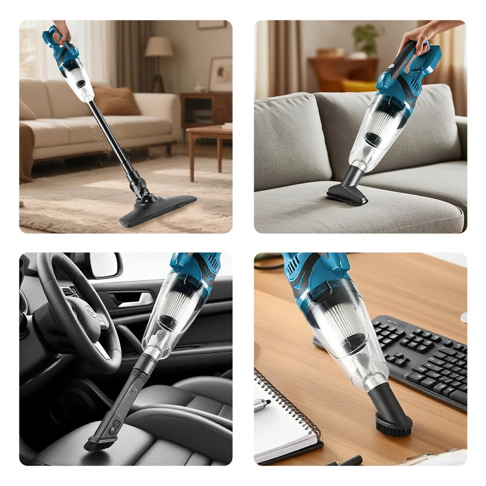 10000PA Electric Vacuum Cleaner Cordless Handheld Home Car Dual Use for Home Pet Hair Cleaning Power Tool For Makita 18V Battery