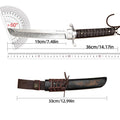 Multifunctional Japanese Damascus kitchen knife, a professional sashimi and sushi knife, suitable for deboning and slicing fish